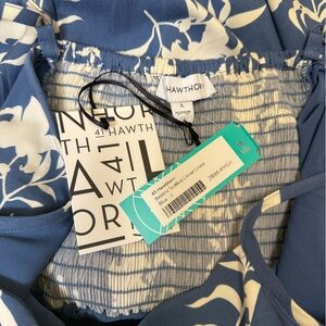 41 Hawthorn Blue and White Floral Mini Dress